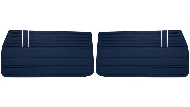 Rear Standard Side Panel Set for 1968 Chevrolet Chevelle, 2-Door Coupe (HT) [Dark Blue]