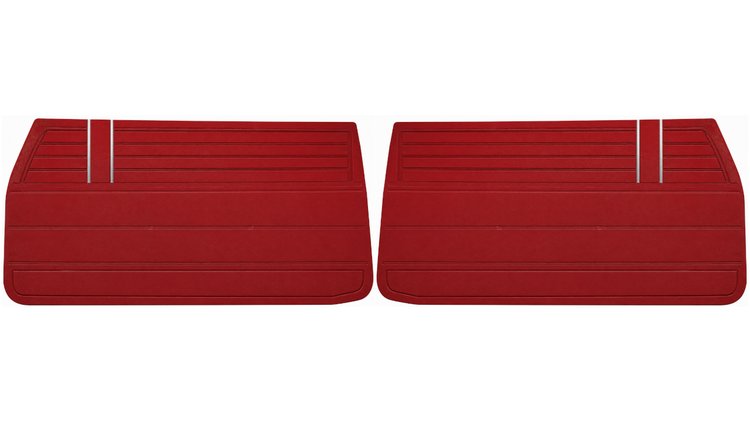 Rear Standard Side Panel Set for 1968 Chevrolet Chevelle, 2-Door Coupe (HT) [Red]