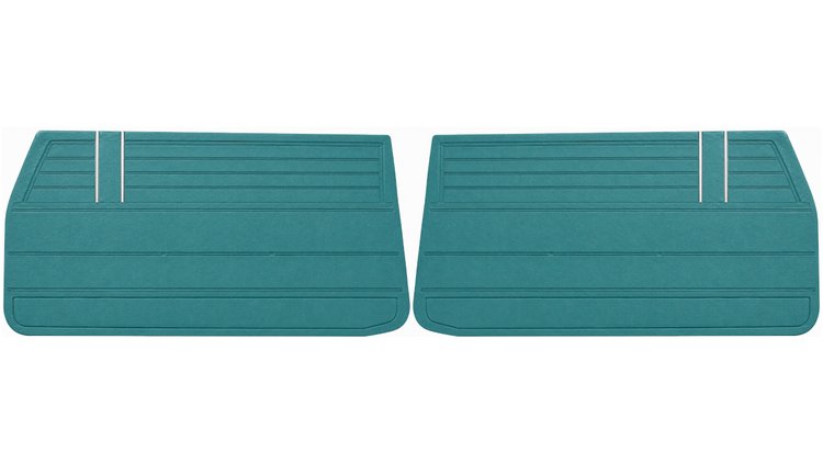 Rear Standard Side Panel Set for 1968 Chevrolet Chevelle, 2-Door Coupe (HT) [Turquoise]