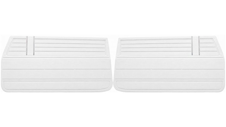 Rear Standard Side Panel Set for 1968 Chevrolet Chevelle, 2-Door Coupe (HT) [White]