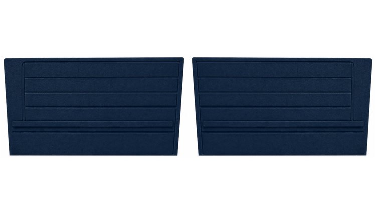 Rear Standard Side Panel Set for 1968 Chevrolet Chevelle, 2-Door Convertible [Dark Blue]