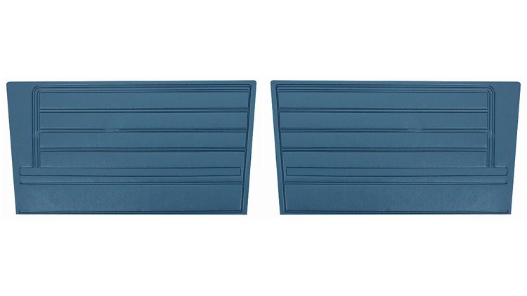 Rear Standard Side Panel Set for 1968 Chevrolet Chevelle, 2-Door Convertible [Medium Blue]