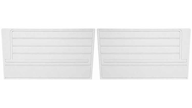 Rear Standard Side Panel Set for 1968 Chevrolet Chevelle, 2-Door Convertible [White]