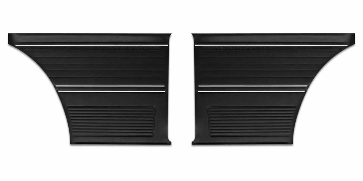 Rear Standard Side Panel Set for 1969 Chevrolet Chevelle, Coupe/Hardtop [Black]
