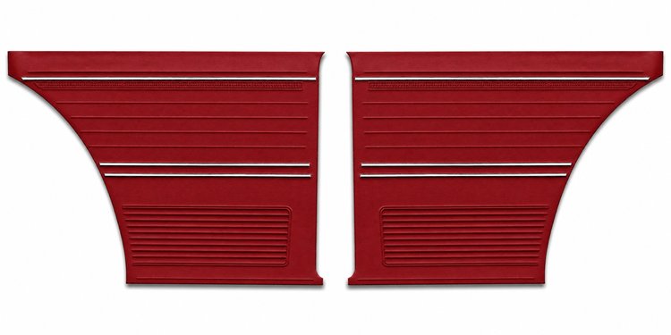 Rear Standard Side Panel Set for 1969 Chevrolet Chevelle, Coupe/Hardtop [Red]