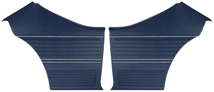 Rear Deluxe Side Panel Set for 1969 Chevrolet Chevelle, Coupe/Hardtop [Dark Blue]