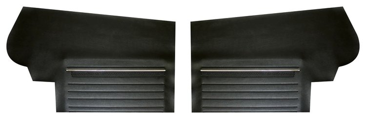 Rear Standard Side Panel Set for 1969 Chevrolet Chevelle, Convertible [Black]
