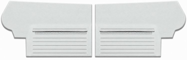 Rear Standard Side Panel Set for 1969 Chevrolet Chevelle, Convertible [White]