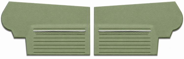 Rear Standard Side Panel Set for 1969 Chevrolet Chevelle, Convertible [Light Green]