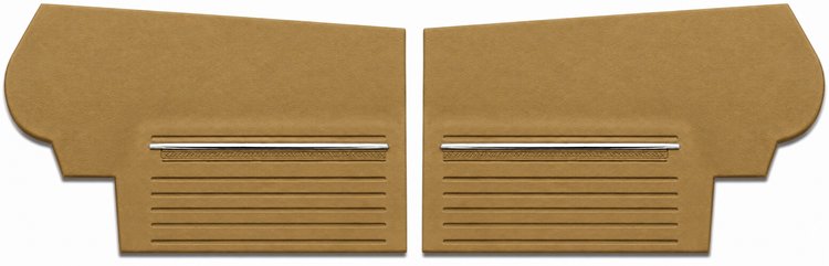Rear Standard Side Panel Set for 1969 Chevrolet Chevelle, Convertible [Saddle]