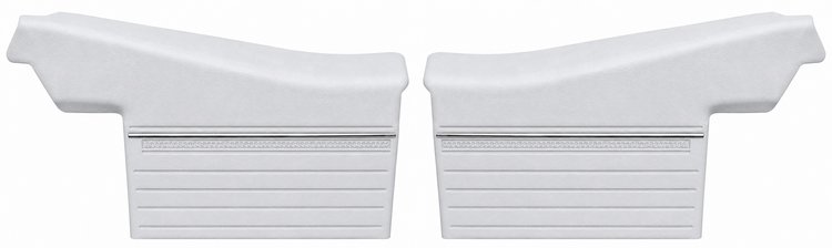 Rear Deluxe Side Panel Set for 1969 Chevrolet Chevelle, Convertible [White]