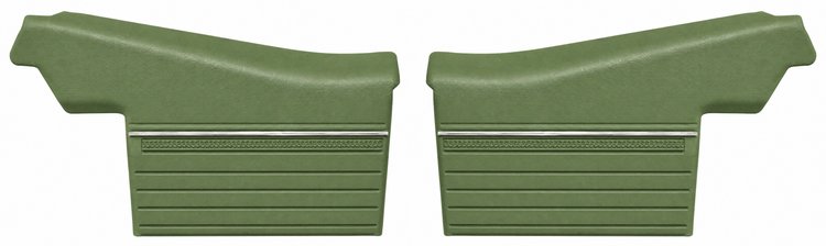 Rear Deluxe Side Panel Set for 1969 Chevrolet Chevelle, Convertible [Light Green]