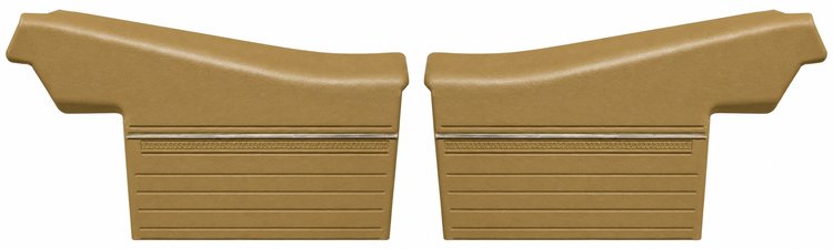 Rear Deluxe Side Panel Set for 1969 Chevrolet Chevelle, Convertible [Saddle]