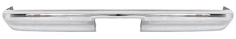 Rear Bumper Fits Select 1981-1991 Chevrolet & GMC Fleetside Trucks, Blazer, Jimmy, Suburban w/o Impact Strip Holes [Chrome]