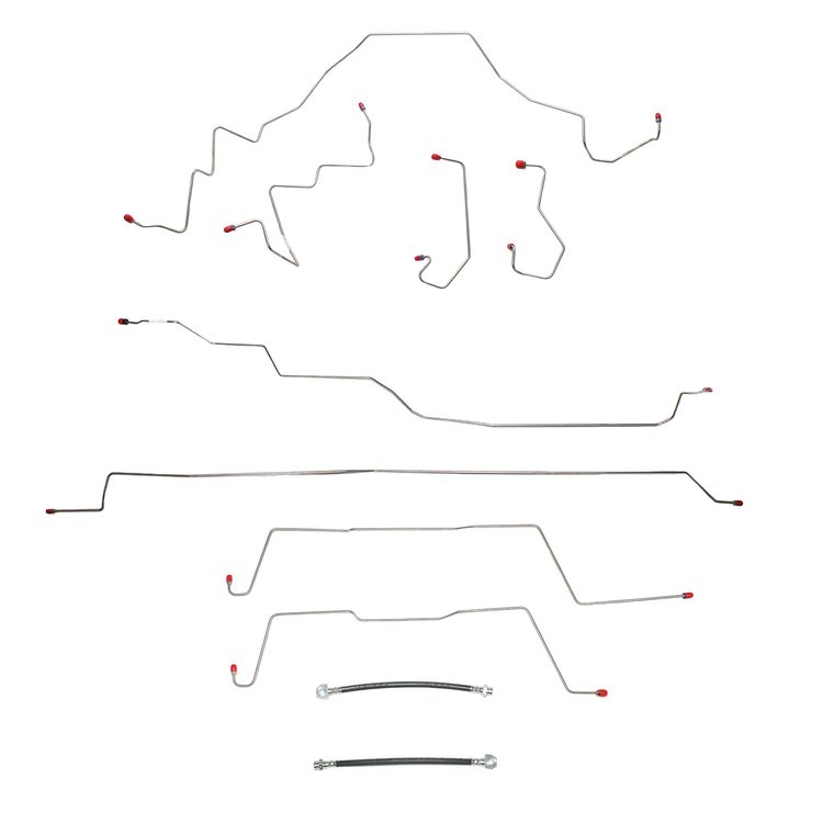 Complete Brake Line Kit 2001-2003 FORD F-150 SVT Lightning [Stainless]