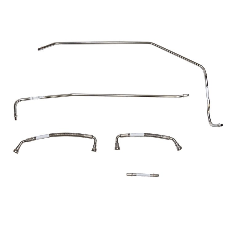 Transmission Cooler Lines 2000-2007 Ford Taurus, non-ABS, Disc/Drum [Stainless]