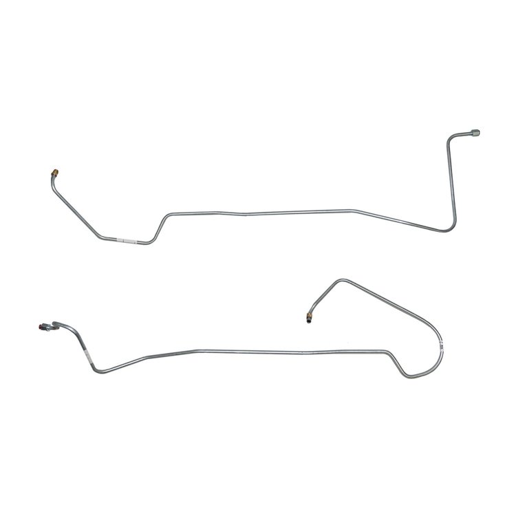 2-Piece Transmission Cooler Line Set 1966-1969 Ford Fairlane, Torino w/ 8cyl, C4 Transmission [Steel]