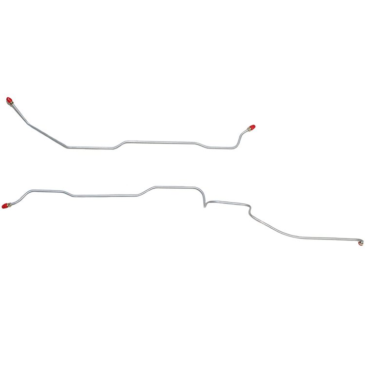 2-Piece Rear Axle Brake Line Set 1966 Ford Galaxie [Stainless]