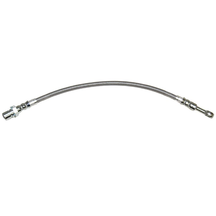 Left Front Brake Hose 1996-1998 Mustang GT [Stainless]