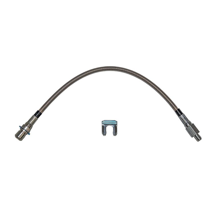 Front Drum Brake Flex Hose 1967-1970 Ford Mustang, 1967-1971 Fairlane, Torino & 1967-1970 Mercury Cougar, 2 Required [Rubber]