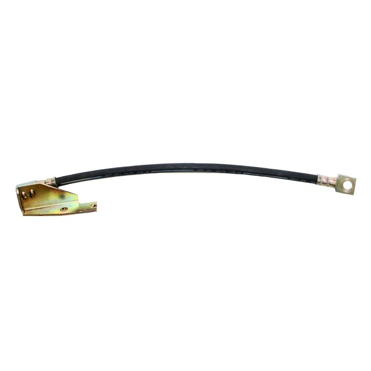 Left-Front Brake Hose 1971-1973 Mustang 1971-1973 Cougar Disc Brakes [Stainless]