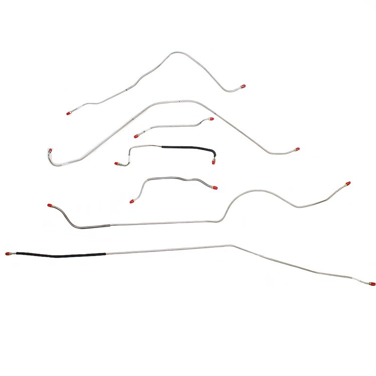 7-Piece Manual Brake Line Kit 1957 Ford Thunderbird [Stainless]