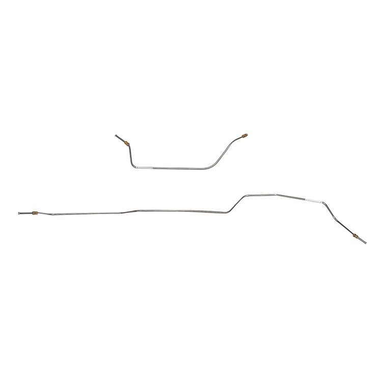 2-Piece Rear Axle Brake Line Set 1961-1962 Ford Thunderbird [Stainless]