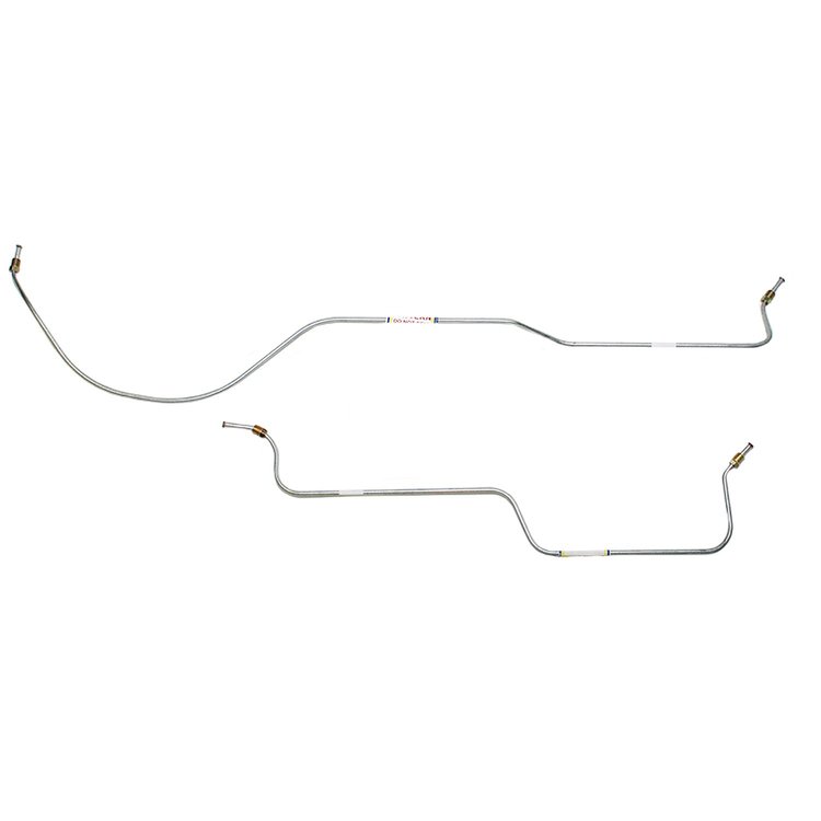 2-Piece Rear Axle Brake Line Set 1964-1966 Ford Thunderbird [Stainless]