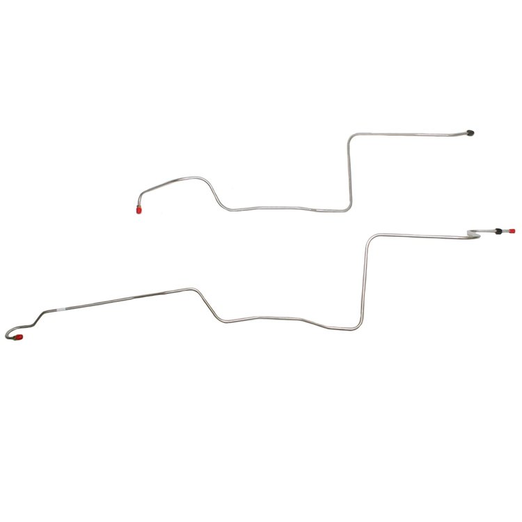 2-Piece Transmission Cooler Line Set 1961 Ford Thunderbird w/ MX Transmission [Stainless]