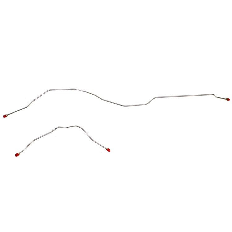2-Piece Rear Axle Brake Lines 1967-1972 Ford F-250 [Steel]
