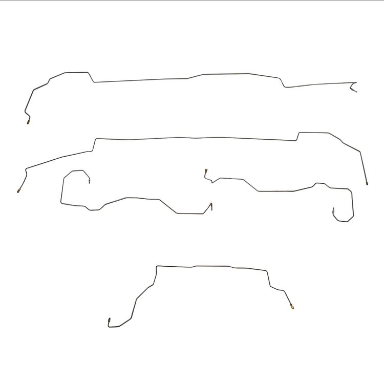Intermediate Lines 2010-2014 Ford Mustang GT, 6spd, Manual [Stainless]