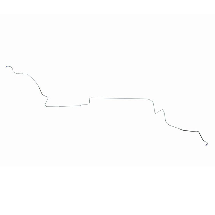Intermediate Brake Line 1987-1993 Ford Mustang, w/o Sub-Frame Connectors [Steel]