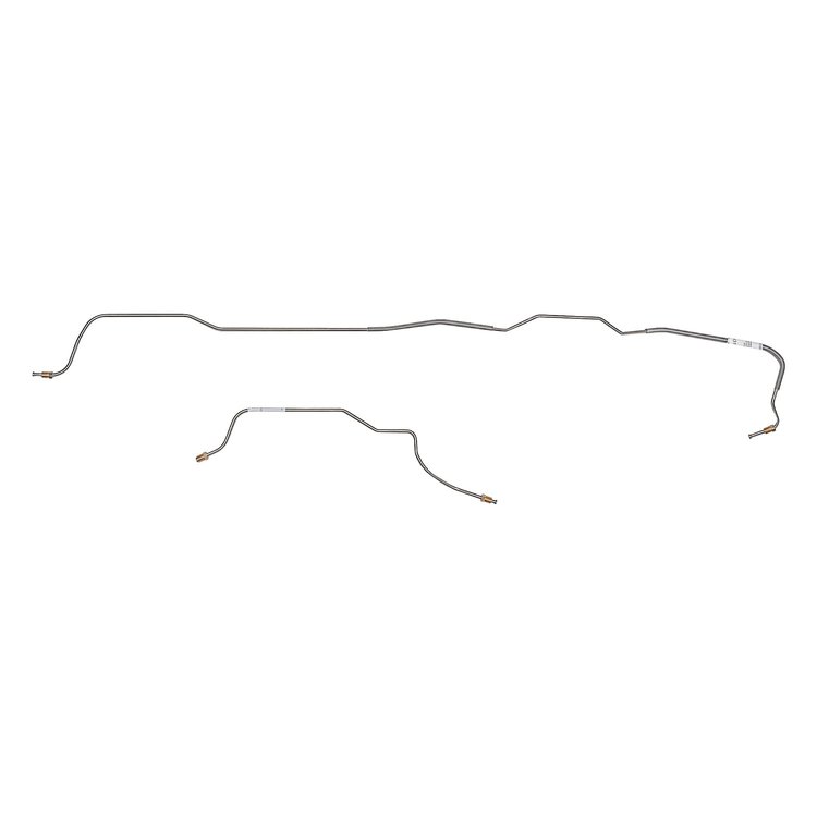 Rear Brake Lines 1967 Ford Mustang, w/ 9 in. Rear Axle, 2-Piece Set [Stainless]