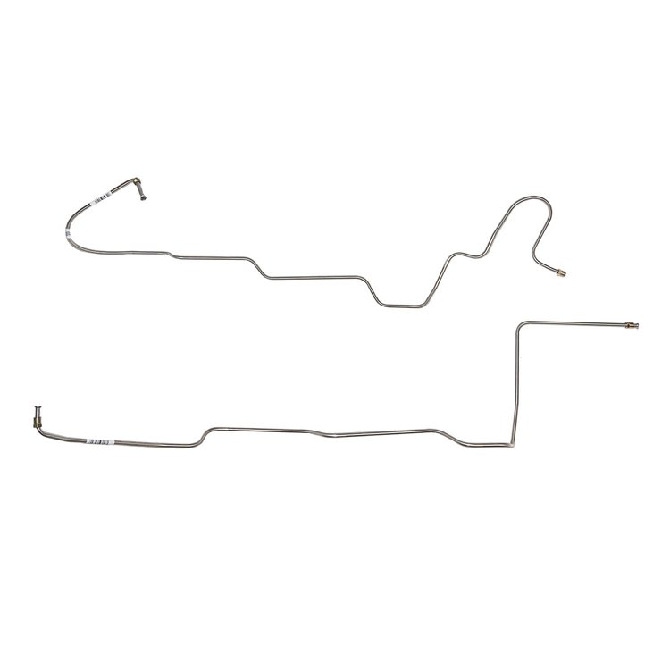 C4 2-Piece Transmission Cooler Line Set 1966 Ford Mustang, 8cyl. [Stainless]