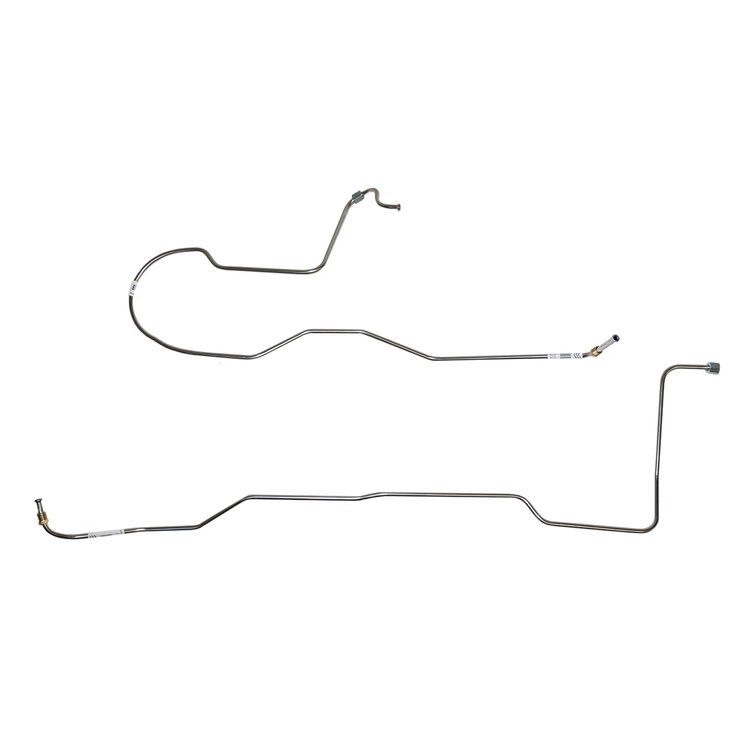 C4 Transmission Cooler Line Set 1967-1970 Ford Mustang, 6cyl., 2-Piece Set [Steel]