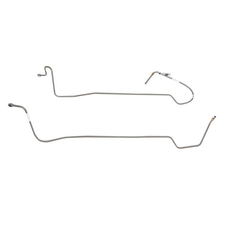 C4 Transmission Cooler Line 1967-1970 Ford Mustang & Mercury Cougar, 8cyl, 2-Piece Set [Steel]