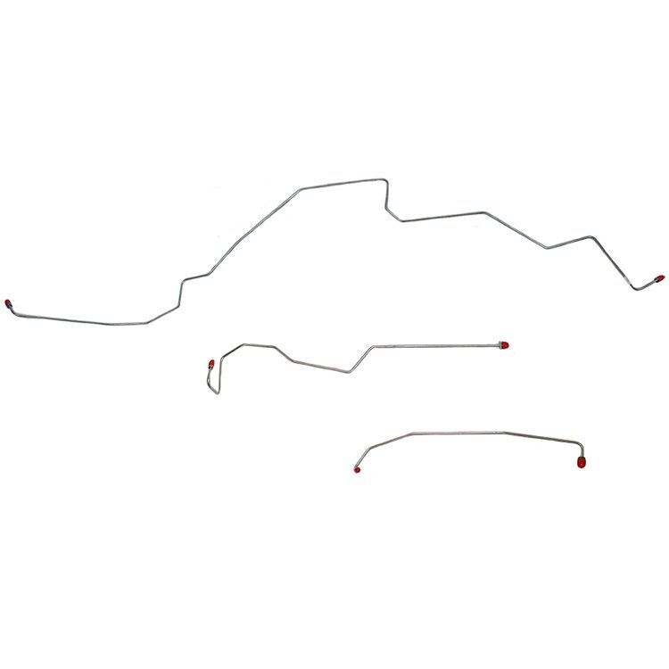 Front Brake Line Kit 1999-2001 Ford F-250 Super-Duty, F-350 Super-Duty/Excursion RWABS [Steel]