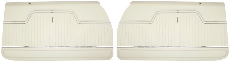 Front Deluxe Door Panel Set for 1970 Chevrolet Chevelle [Pearl]