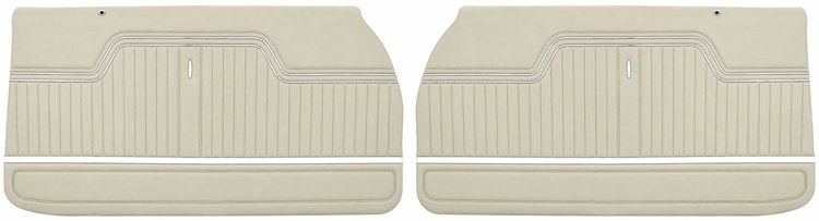 Front Deluxe Door Panel Set for 1971 Chevrolet Chevelle [Sandalwood]
