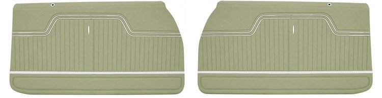 Front Deluxe Door Panel Set for 1972 Chevrolet El Camino [Covert]