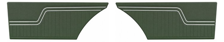 Rear Standard Side Panel Set for 1971 Chevrolet Chevelle, Coupe/Hardtop [Jade]