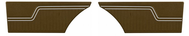 Rear Standard Side Panel Set for 1971 Chevrolet Chevelle, Coupe/Hardtop [Saddle]