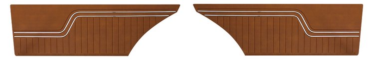 Rear Standard Side Panel Set for 1972 Chevrolet Chevelle, Coupe/Hardtop [Tan]