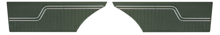 Rear Standard Side Panel Set for 1970 Chevrolet Chevelle, Coupe/Hardtop [Dark Green]