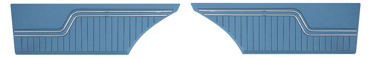 Rear Standard Side Panel Set for 1970 Chevrolet Chevelle, Coupe/Hardtop [Medium Blue]