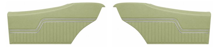 Rear Deluxe Side Panel Set for 1972 Chevrolet Chevelle, Coupe/Hardtop [Covert]