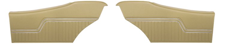 Rear Deluxe Side Panel Set for 1970 Chevrolet Chevelle, Coupe/Hardtop [Gold]