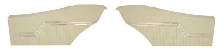 Rear Deluxe Side Panel Set for 1971 Chevrolet Chevelle, Coupe/Hardtop [Sandalwood]