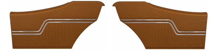 Rear Deluxe Side Panel Set for 1972 Chevrolet Chevelle, Coupe/Hardtop [Tan]