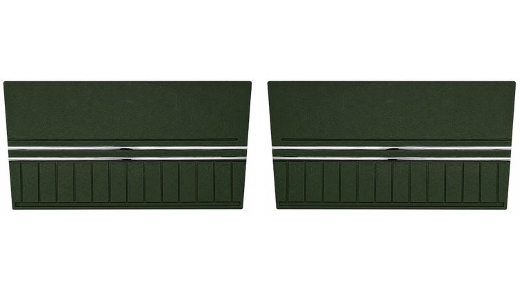 Rear Standard Side Panel Set for 1972 Chevrolet Chevelle, Convertible [Dark Green]